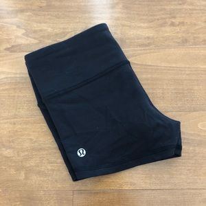 Black lululemon shorts